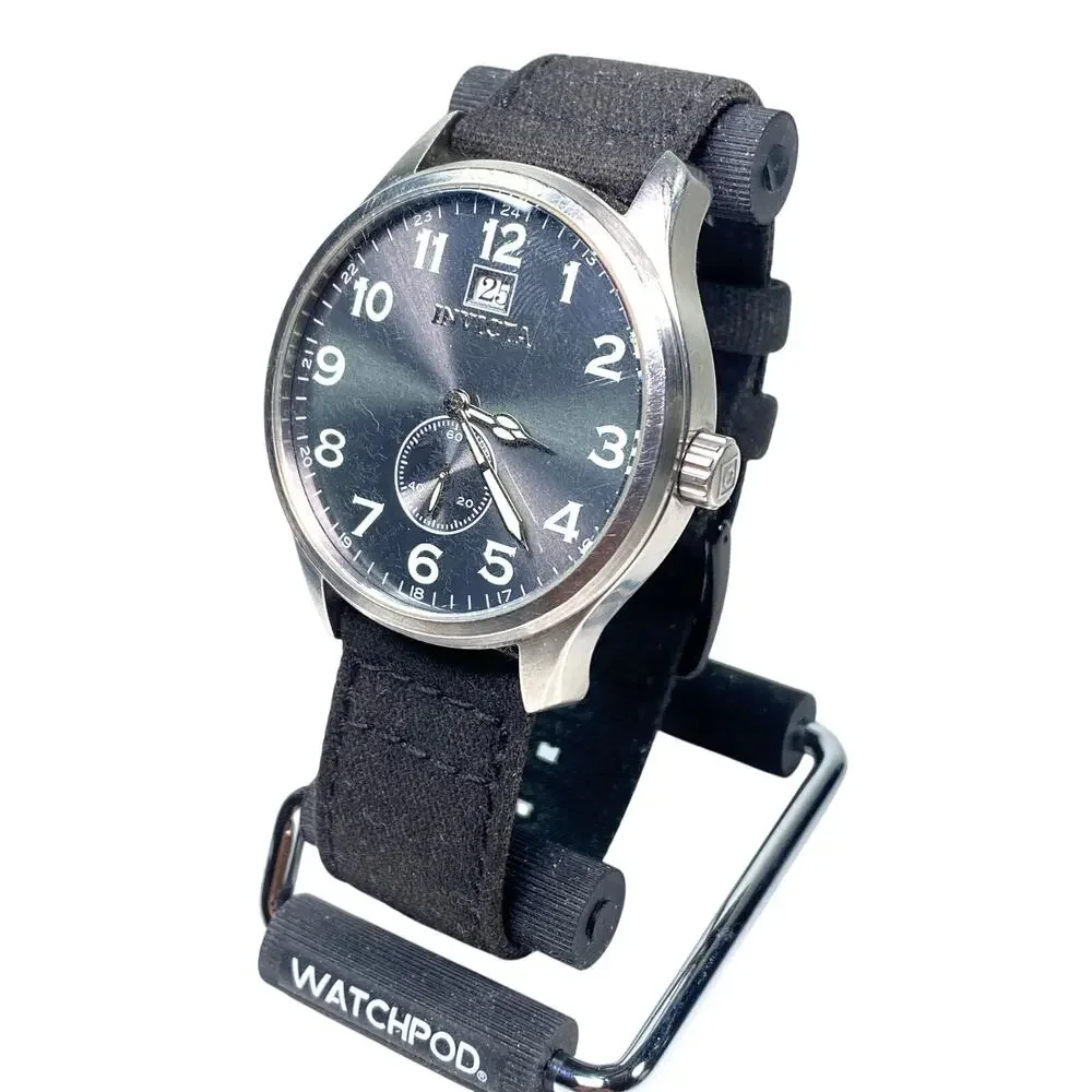 Invicta I-Force 5459 Quartz Watch Mens Charcoal Big Date Small Seconds 44mm 50M